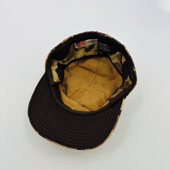 Vintage Duck Camo SnapBack Hat Gore Tex Elmer Fudd Ear Flaps Insulated Hunting - Picture 5 of 7